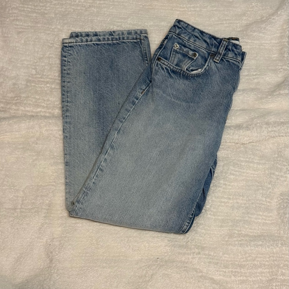 Zara Light Blue Women’s Straight Jeans